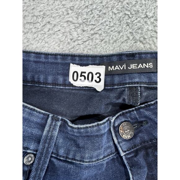 Mavi Jeans Jake Slim Leg Mens 36x30.5 Medium Wash Blue Stretch Denim Pant Preppy - Picture 16 of 16